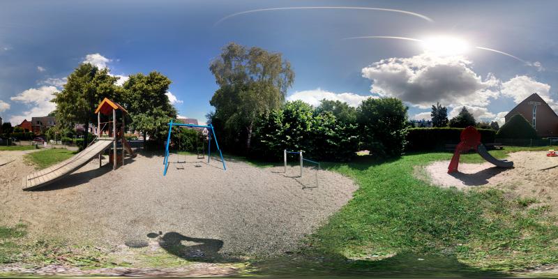 Spielplatz Pirolring Mülheim an der Ruhr - Panorama 2 Spielplatz Pirolring Mülheim an der Ruhr - 360