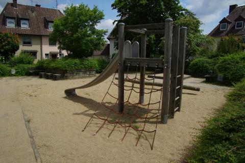 Rutsche auf dem Spielplatz