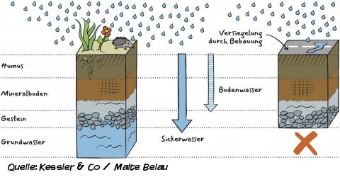 Wasserspeicher im Boden Wasserspeicher im Boden 2
