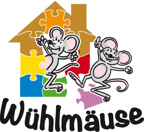 Logo der Tageseinrichtung für Kinder "Wühlmäuse" Logo Wühlmäuse