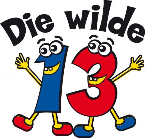 Logo der Tageseinrichtung für Kinder "Die wilde Dreizehn" Logo Die wilde Dreizehn