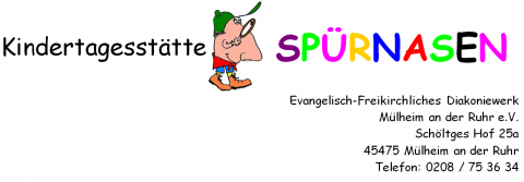 Header der Kindertagesstätte Spürnasen Header Spürnasen