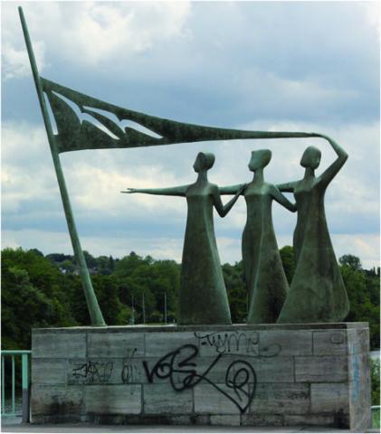 Adolfs, Heinrich: Lebensfreude, Gesamtansicht, Foto: Kunstmuseum Mülheim an der Ruhr, 2001.