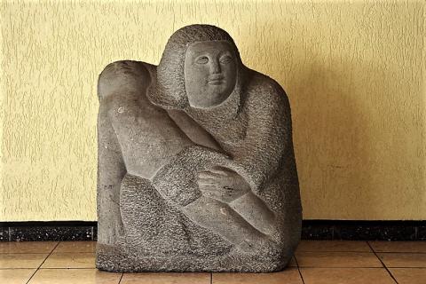 Krell, Bruno: Pieta; Foto: Kunstmuseum Mülheim an der Ruhr 2016.