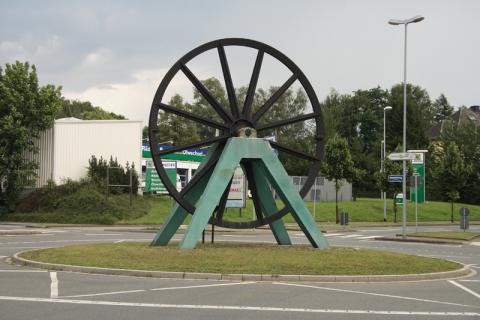 Seilscheibe; Foto: Kunstmuseum Mülheim an der Ruhr 2007.