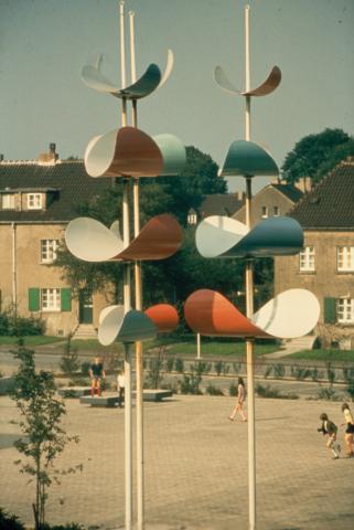 Prasse, Karl: Kinetisches Objekt, Zustand um 1982, Foto: Kunstmuseum Mülheim an der Ruhr o.J.