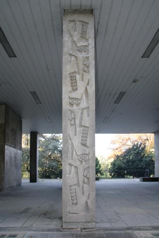 Rasche, Ernst: Vier Jahreszeiten, Detail: Winter; Foto: Kunstmuseum Mülheim an der Ruhr 2007.