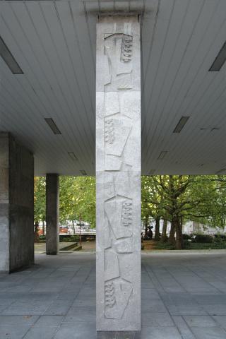 Rasche, Ernst: Vier Urelemente, Detail: Luft ; Foto: Kunstmuseum Mülheim an der Ruhr 2007.