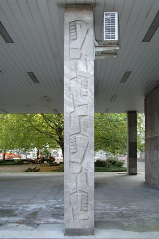 Rasche, Ernst: Vier Urelemente, Detail: Feuer; Foto: Kunstmuseum Mülheim an der Ruhr 2007.