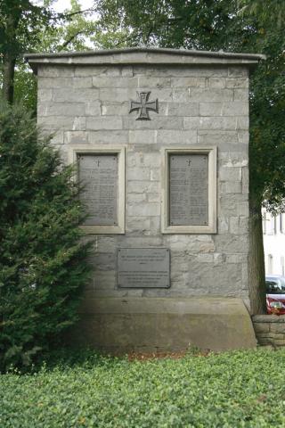 Denkmal für die Gefallenen der Kirchengemeinde im 1. WK; Foto: Kunstmuseum Mülheim an der Ruhr 2007.