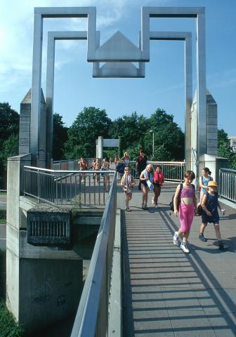 Rasche, Ernst: Kfar-Saba-Brücke, Foto: vor 2001.